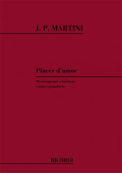 Plaisir D'Amor Mezzo Soprano Or Baritone and Piano Key of e Flat 
