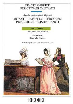Grandi Operisti Per Giovani Cantati Great Opera for Young Singers 