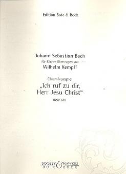 Chorale Prelude BWV 639 