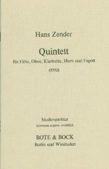 Quintet Op. 3 