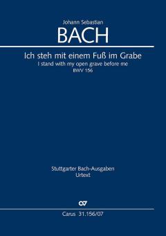 Sto con la mia tomba aperta davanti a me BWV 156 