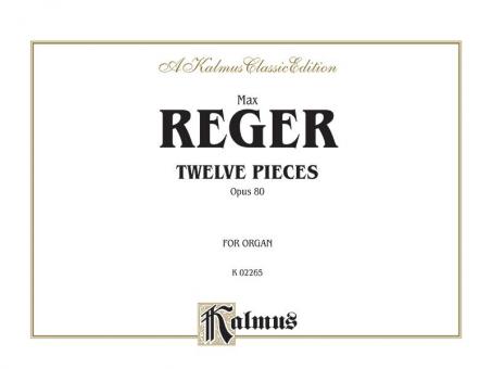 12 Pieces for Organ, Op. 80 Standard