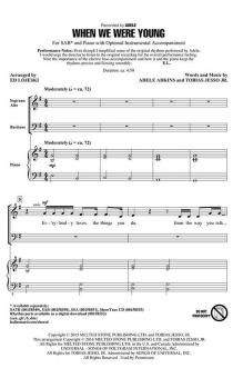 When We Were Young Download