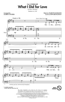 What I Did For Love Download