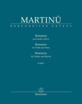 Romanze für Violine und Klavier H 186bis Standard