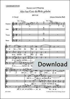 Also hat Gott die Welt geliebt Download