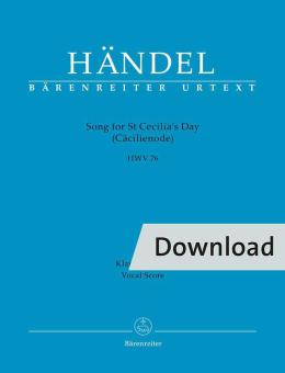 Canzone per la Giornata di Santa Cecilia HWV 76 Download