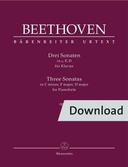 3 Sonate in Do, Fa, Re op. 10 Download