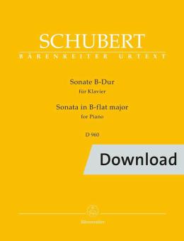 Sonata per pianoforte in si bemolle maggiore D 960 Download