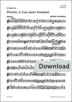 Davvero, ha portato la nostra malattia BuxWV 31 Download
