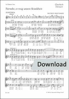 Davvero, ha portato la nostra malattia BuxWV 31 Download