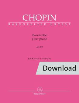 Barcarolla in fa diesis maggiore op. 60 Download