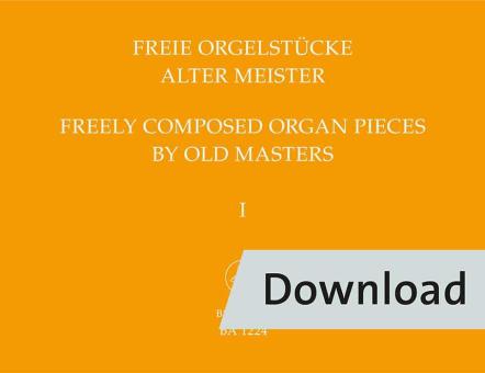 Brani liberi per organo di Maestri Antichi 1 Download