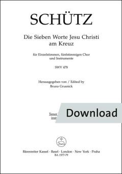 Le Sette Parole di Gesù Cristo sulla Croce SWV 478 Download