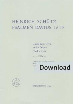 Concerto 'Lobe den Herrn, meine Seele' SWV 39 Download