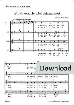 Proteggici Signore, con la tua parola BuxWV 10 Download