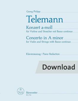 Concerto in La minore per violino, archi e basso continuo Download
