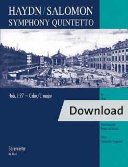Quintetto Sinfonia in do maggiore Hob. I:97 