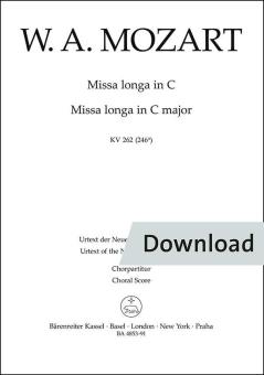 Missa longa in do maggiore KV 262 (246a) Download