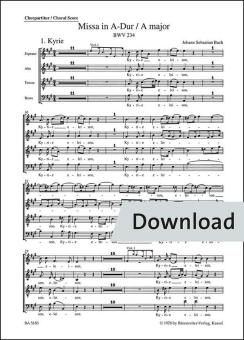 Missa in La maggiore Download