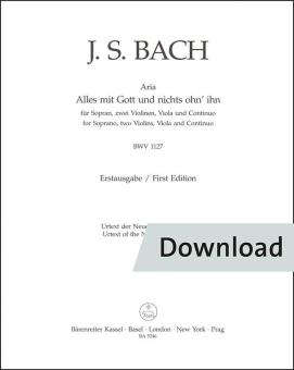 Tutto con Dio e Niente Senza di Lui BWV 1127 Download