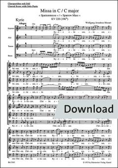 Missa in do maggiore KV 220 (196b) Download