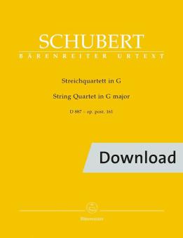 Quartetto d'archi in sol maggiore op. Inserisci. 161 D 887 Download