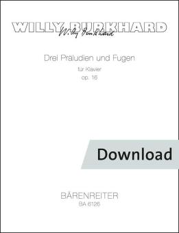 3 Preludi e Fughe op. 16 