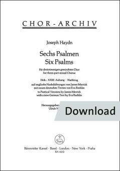 6 Salmi Hob XXIII: Appendice Download