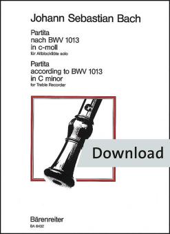 Partita in do minore BWV 1013 Download