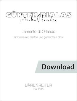 Lamento di Orlando 