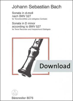 Sonata in re minore dopo BWV 527 Download