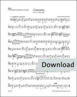 Concerto in sol minore op. 4/1 HWV 289 Download