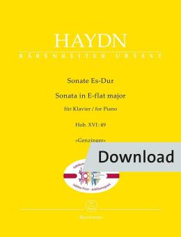 Sonata in mi bemolle maggiore Hob. XVI:49 "Genzinger" Download