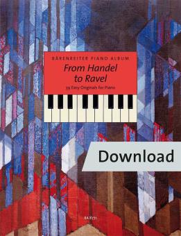 Album per pianoforte Bärenreiter: da Handel a Ravel Download