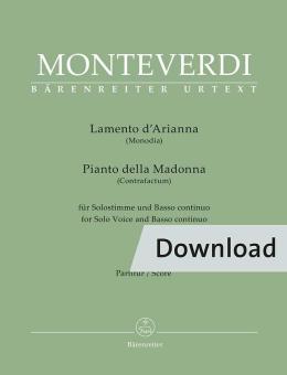 Lamento d'Arianna (Monodia) - Pianoforte della Madonna (Contrafactum) Download