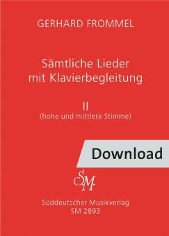 Canzoni complete con accompagnamento al pianoforte 2 Download