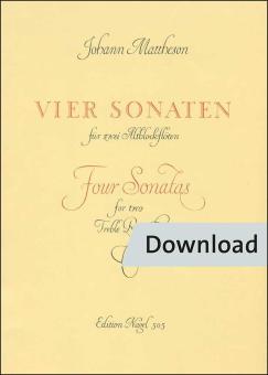 4 Sonate per due flauti dolce Download