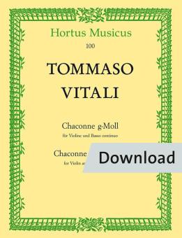 Chaconne per violino e basso continuo Download