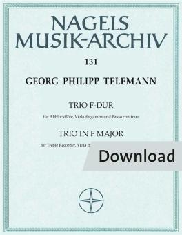Trio dagli 'Essercizii Musici' TWV 43:F 3 Download