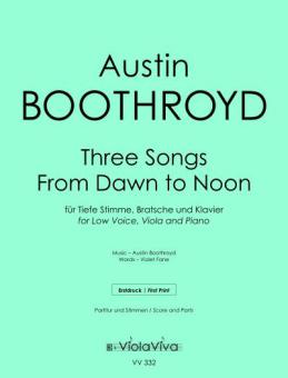 3 Songs from Dawn to Noon 