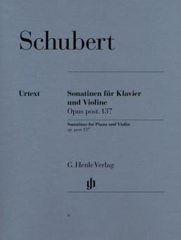 Sonatinas for Piano and Violin Op. post. 137 