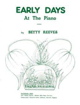 Reeves Early Days At The Piano 