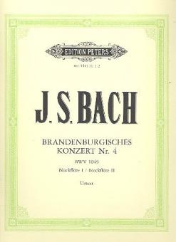 Brandenburgisches Konzert Nr. 4 G-Dur BWV 1049 