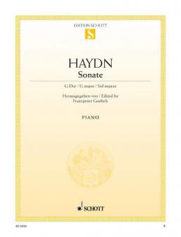 Sonata G major Hob. XVI:27 Standard