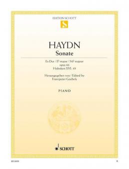 Sonata E flat major Hob. XVI:49 Standard