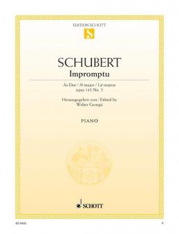 Impromptu Op. posth. 142 D 935/2 A Flat  Major Standard