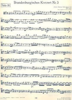 Brandenburgisches Konzert Nr. 3 G-Dur BWV 1048 