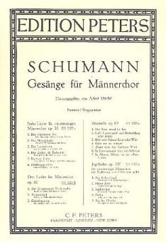3 Male Choruses op. 62 