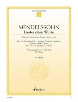 Songs without Words Op. 19/3 and 4 Standard